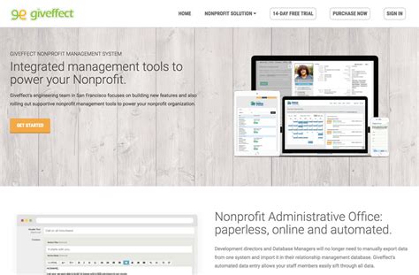 nonprofit management systems.